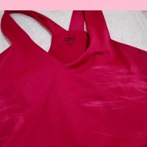 ALO Yoga Women's Vibrant Pink Tank Top